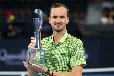 Beta/AP - Danil Medvegyev a birsbane-i serleggel