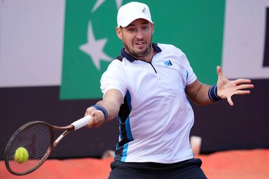 Beta/AP - Dušan Lajović meccslabdát hárítva jutott be a következő fordulóba