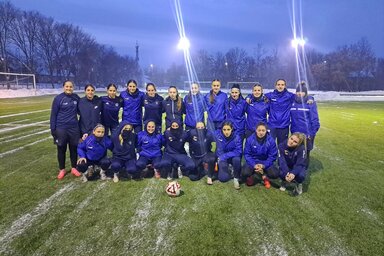 TSC - A TSC női labdarúgói is a legnagyobb zimankóban kezdték el a felkészülést