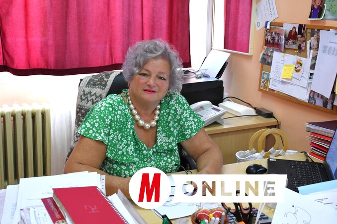 Munjin Szokola Erika, a szenttamási iskola igazgatónője (Fotó: Paraczky László)