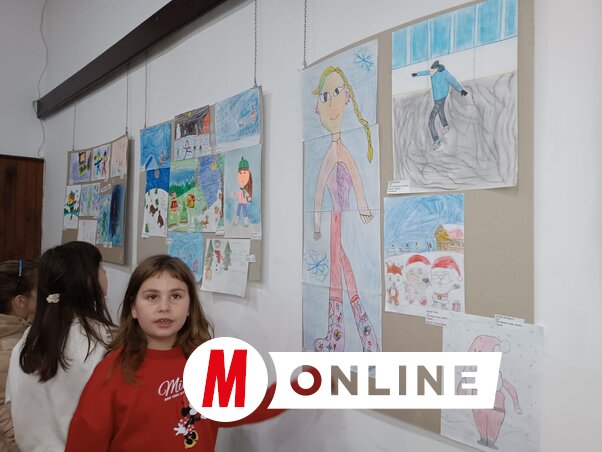 Korcsolyákat is rajzoltak (Fotó: Kazinczy Paszterkó Diana felvétele)