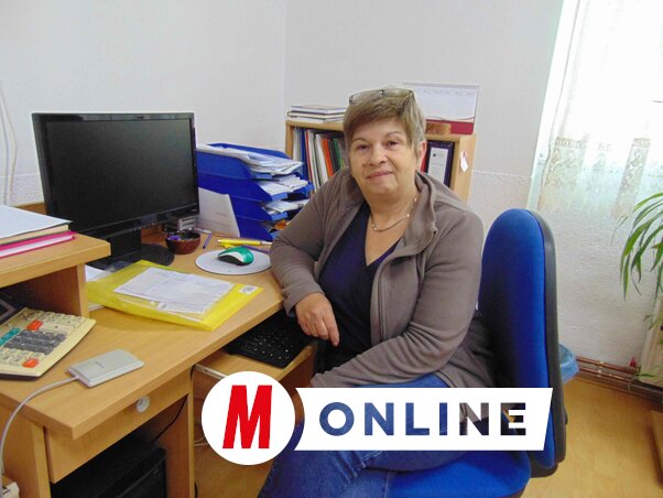 Szalma Valéria, a tordai helyi közösség titkára (Fotó: Vidács Hajnalka)