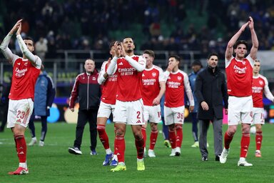 Jelenleg az Arsenal számít a legnagyobb favoritnak a Bajnokok Ligájában (Beta/AP)
