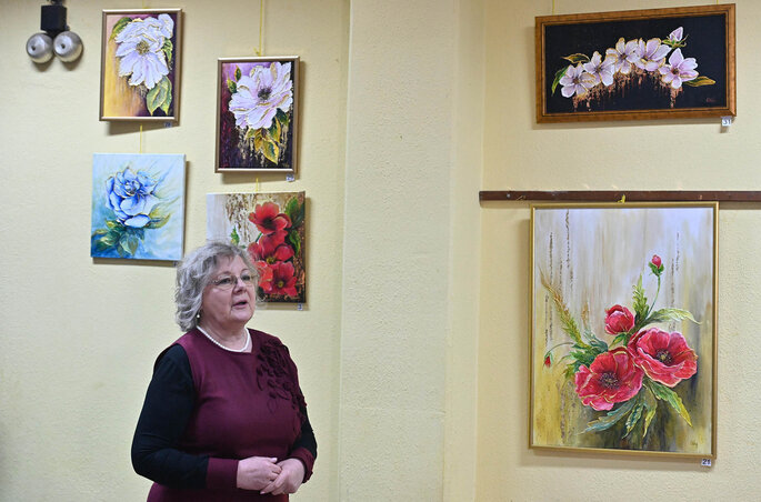 Oláj Ibolya amatőr festőművésznek minden bemutatkozási lehetőség sokat jelent