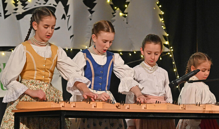 Bemutatkoztak a tordai citerások is