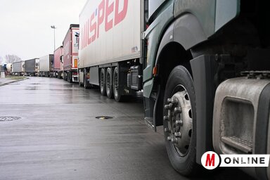 Az északmacedón és montenegrói fuvarozók felhagytak a blokáddal (Fotó: Molnár Edvárd felvétele)