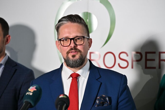 Juhász Bálint, a tartományi képviselőház
elnöke