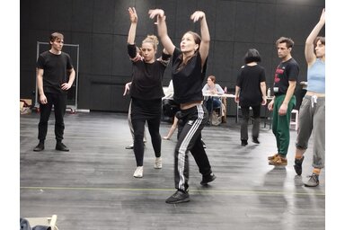 Próba közben/Fotó: Lukács Melinda