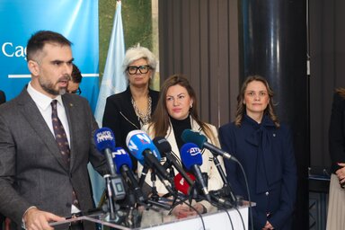 Žarko Mićin polgármester: Nem látom semmilyen okát annak, hogy bárki is ellenezze a templom megépítését. Ennek a templomnak az egység jelképévé kell válnia! (Fotó: novisad.rs)