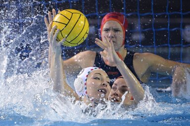 Ezüstéremmel zárta a magyar női vízilabda-válogatott a funchali Európa-bajnokságot (Fotó: MTI)