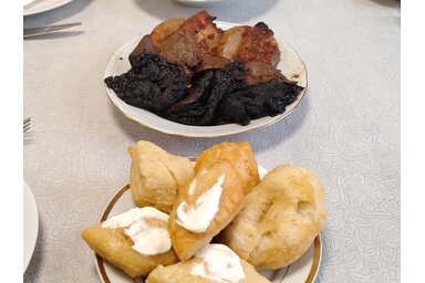 Finom reggelivel vendégelték meg az érkezőket / Fotó: Tóth Péter