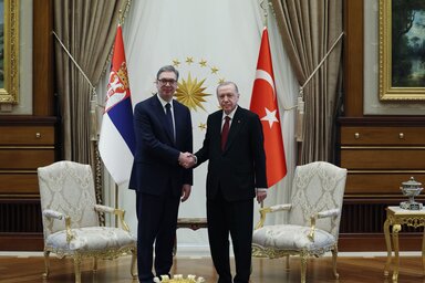 A felek kijelentették, a két ország arra törekszik, hogy az éves áruforgalom elérje az ötmilliárd dollárt (Fotó: Presidency of the Republic of Türkiye/Facebook)