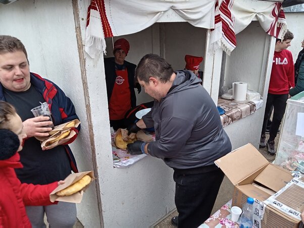 A kapusznyikát ezúttal is ingyenesen osztották a látogatóknak