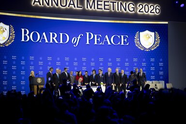 Szlovákia az ülésen megfigyelőként vesz részt Donald Trump amerikai elnök meghívása alapján (Fotó: MTI)