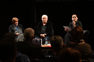 Vlasics Sarolta, Végel László és Aleksandra Đurić-Bosnić/Fotó: Ótos András