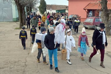 A jelmezes felvonulás sem maradhatott el (Fotó: Gergely Árpád)