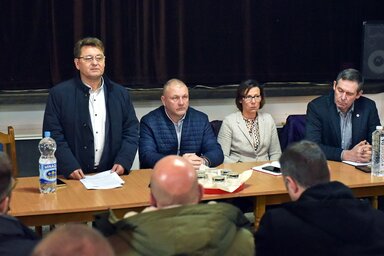 Dr. Molnár Viktor, Juhász Attila, Burány Hajnalka és Kobrehel Ervin (Gergely Árpád felvétele)