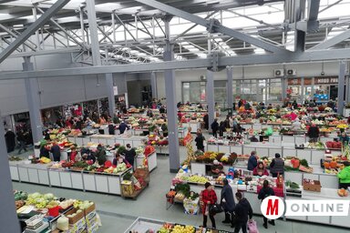 A nagykikindai piactér (Fotó: Vidács Hajnalka)