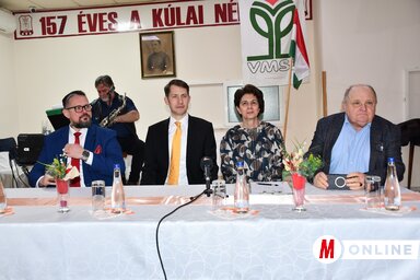 Juhász Bálint, Pásztor Bálint, Kozma Lívia és Valka Károly (Fotó: Paraczky László)