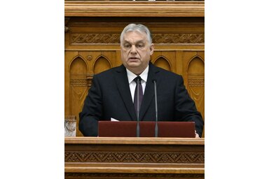 MTI/Orbán Viktor a parlamentben