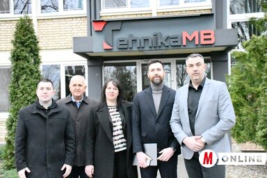 A szenttamási Tehnika MB cégbe látogattak el a Nemzeti Foglalkoztatási Szolgálat képviselői (Paraczky László felvétele)