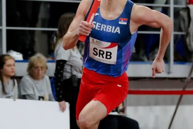 Darijo Bašić Palković váltóban 4. lett a Balkán-bajnokságon (Spartacus Atlétikaklub felvétele)