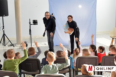 Mintegy ötven óvodás vett részt az előadáson (Gergely Árpád felvétele)