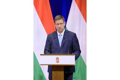 MTI/ Szigetváry Zsolt/ Gulyás Gergely Miniszterelnökséget vezető miniszter