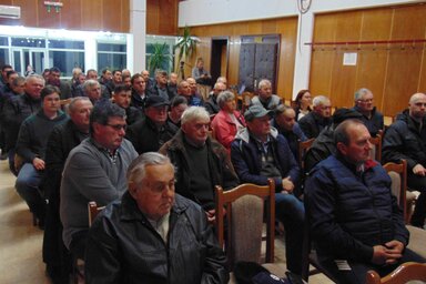 A helybeliek érdeklődve hallgatták az előadókat / Fotó: Vidács Hajnalka