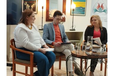 Berényi Emőke, Celler Kiss Tamás és Sági Varga Kinga/Fotó: Lukács Melinda