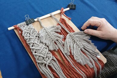 A csodák itthon születnek, akár makramézással is(fotó Facebook)