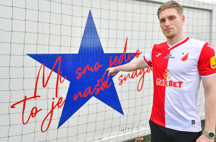 Fotó: Ótos András/ Szeretne meghatározó játékossá válni a piros-fehér mezben