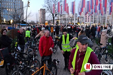 A baleset nagy felháborodást váltott ki a székvárosban, mindenekelőtt a kerékpárosok körében (Fotó: Dávid Csilla felvétele)