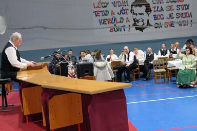 Borsi Ferenc fellépése / Fotó: Kecskés István