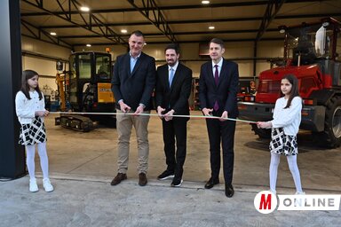 Kisimre Alpár vállalkozásának új üzemrészlegének átadása (Fotó: Ótos András felvétele)