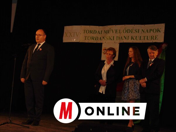 Alkalmi beszédet Hugyik Richárd, a Magyar nemzeti Tanács Végrehajtó Bizottságának elnöke mondott (Fotó: Vidács Hajnalka)