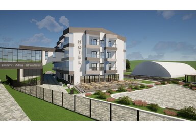 A leendő hotel az adai rekreációs központban várhatóan 2027 végére vagy 2028 tavaszára készül el  / Fotó: Illusztráció – Ada község önkormányzata