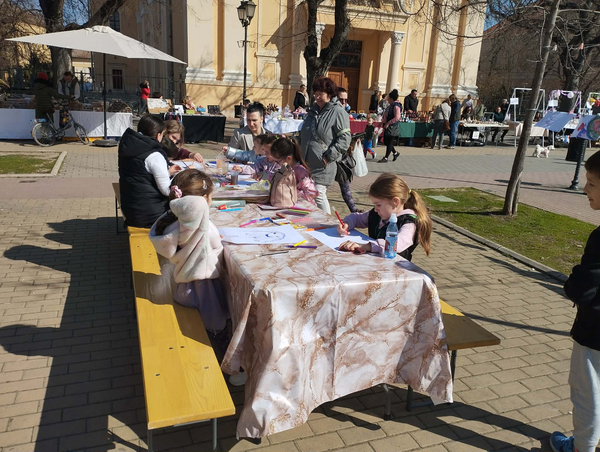 Szombaton a gyermekek számára szerveztek műhelymunkát