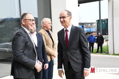 Damjan Miljanić, Kúla polgármestere és prof. dr. Đuro Macut (Fotó: Paraczky László)