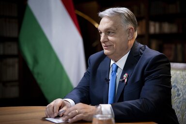 A magyar kormányfő elmondta: egyetért azokkal a véleményekkel, hogy Európa védelmét meg kell erősíteni, mert Európa jelenleg gyenge (Fotó: MTI)