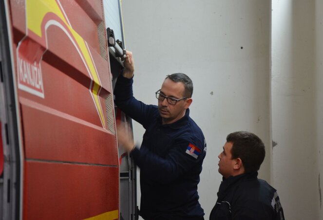 Az önkéntes tűzoltók önszántukból segítenek akkor, amikor a legnagyobb a baj (Fotó: Bajtai Balázs archívuma)