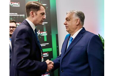 Dr. Pásztor Bálint CPAC Hungary 2026 eseményén Orbán Viktorral is egyeztetett (Fotó: Dr. Pásztor Bálint/Facebook)