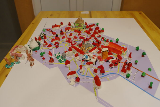 Gyurmából készült Kishegyes / Fotó: Lakatos János