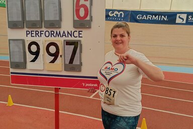 Varga Violetta négy aranyérmet nyert a veteránok atlétikai Balkán-bajnokságán (Fotó: Spartacus Atlétikaklub)