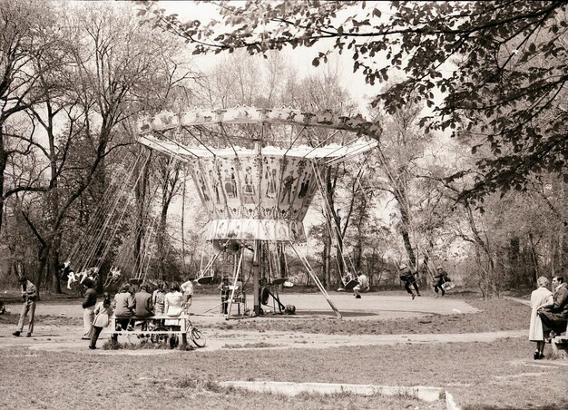 Vidámpark a Sétaerdőben az 1970-es években (Fotó: A Szabadkai Történelmi Levéltár gyűjteményéből)
