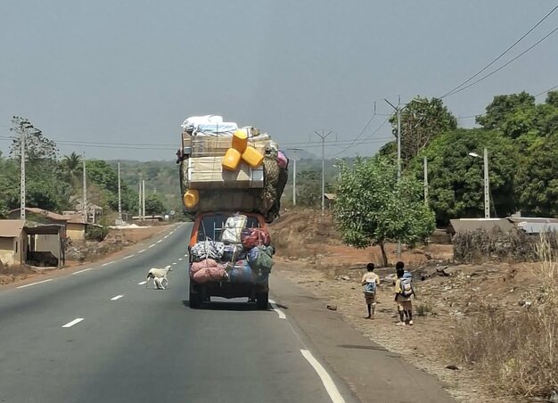Teherszállítás afrikai módra