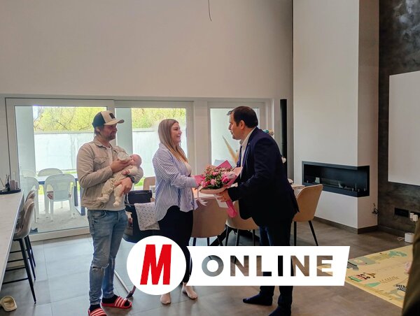 Horgoson Dudás Nia kapta az ajándékot (Bajić Jenei Klementina felvétele)