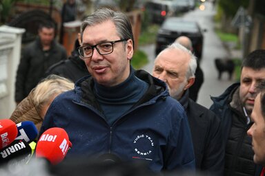 Az államfő hangsúlyozta, hogy a hatalom tiszteletben fogja tartani a nép döntését (Fotó: Beta)