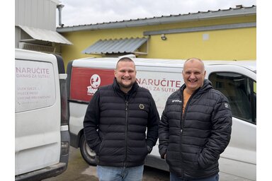 Bedleg Edvárd és édesapja, Bedleg Zsolt / Kancsér Izabella felvétele