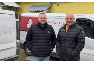 Bedleg Edvárd és édesapja, Bedleg Zsolt / Kancsér Izabella felvétele